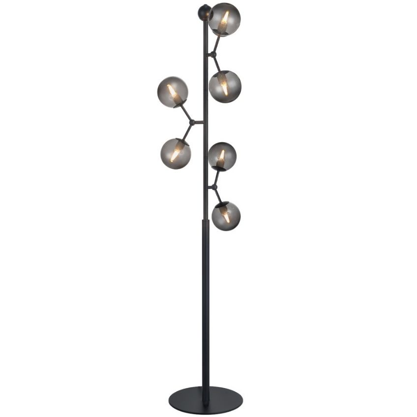 Halo Design Skleněná stojací lampa Atom 155 cm