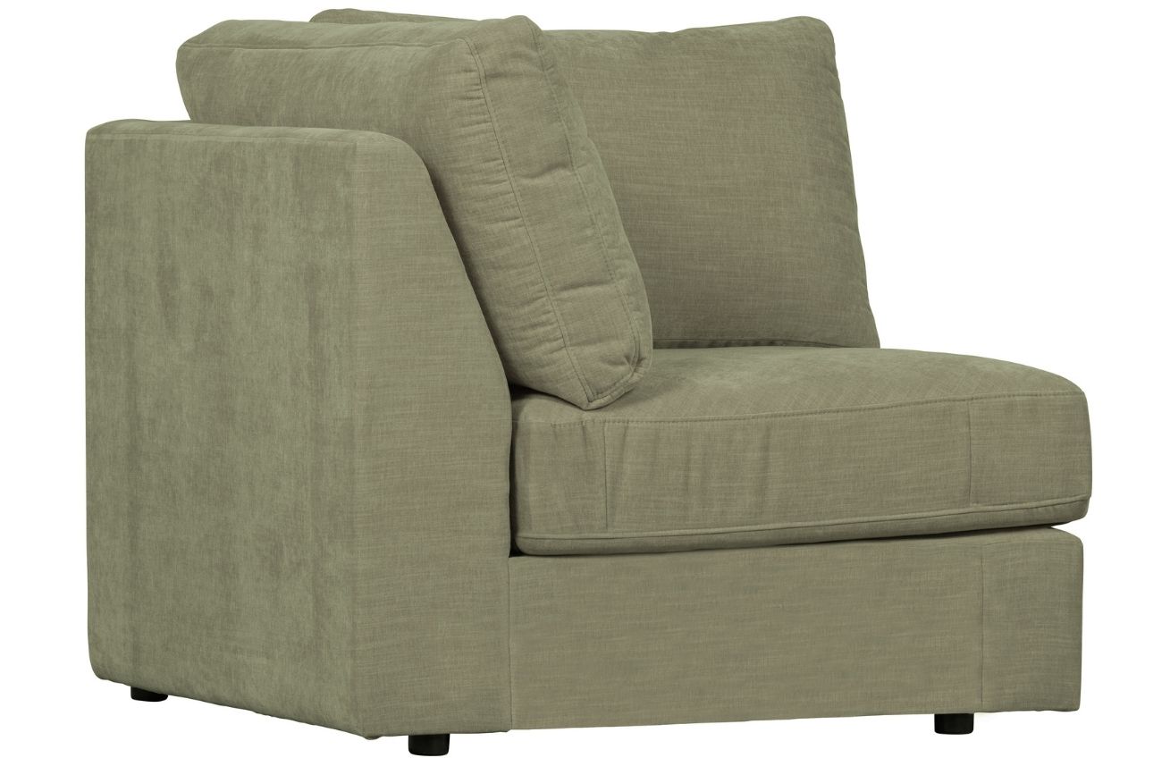 WOOOD Zelený rohový modul Flaireen 96 x 96 cm
