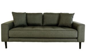 Nordic Living Olivově zelená dvoumístná pohovka Limo 180 cm