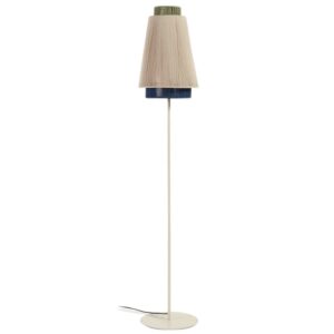 Kave Home Béžová jutová stojací lampa Yuvia 163 cm