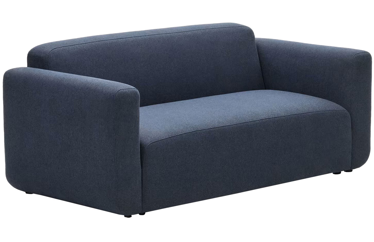 Kave Home Tmavě modrá dvoumístná modulární pohovka Neom 188 cm