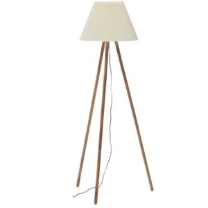Kave Home Béžová bavlněná stojací lampa Benicarlo 149 cm