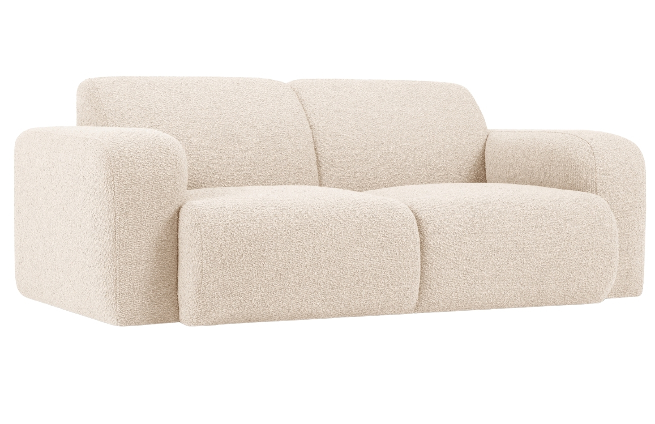 Windsor & Co Béžová bouclé dvoumístná pohovka Lola 170 cm