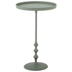 Bloomingville Zelený kovový odkládací stolek Anjou 37 cm