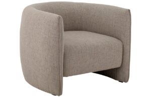 Bloomingville Béžové čalouněné lounge křeslo Bacio