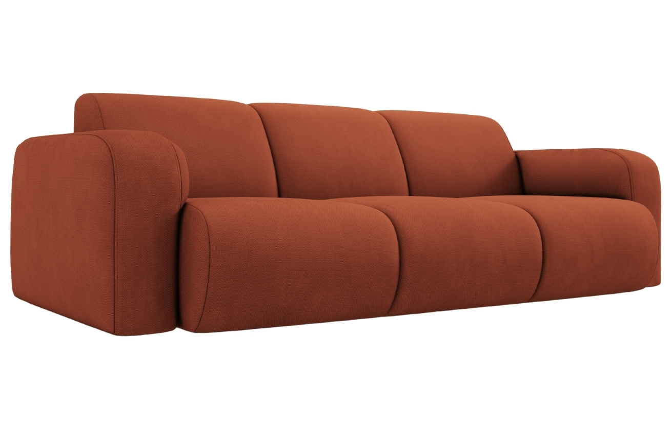 Windsor & Co Oranžová třímístná pohovka Lola 235 cm