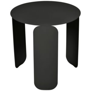 Černý kovový zahradní odkládací stolek Fermob Bebop 45 cm