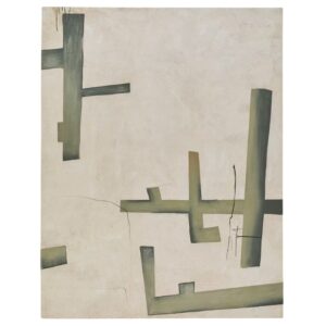 Kave Home Zelený abstraktní obraz Fida 180 x 140 cm