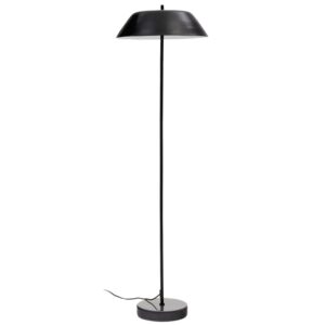 Kave Home Černá kovová stojací lampa Sayra 159 cm