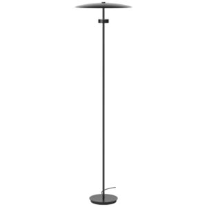 Bolia Černá kovová stojací LED lampa Reflection 141 cm