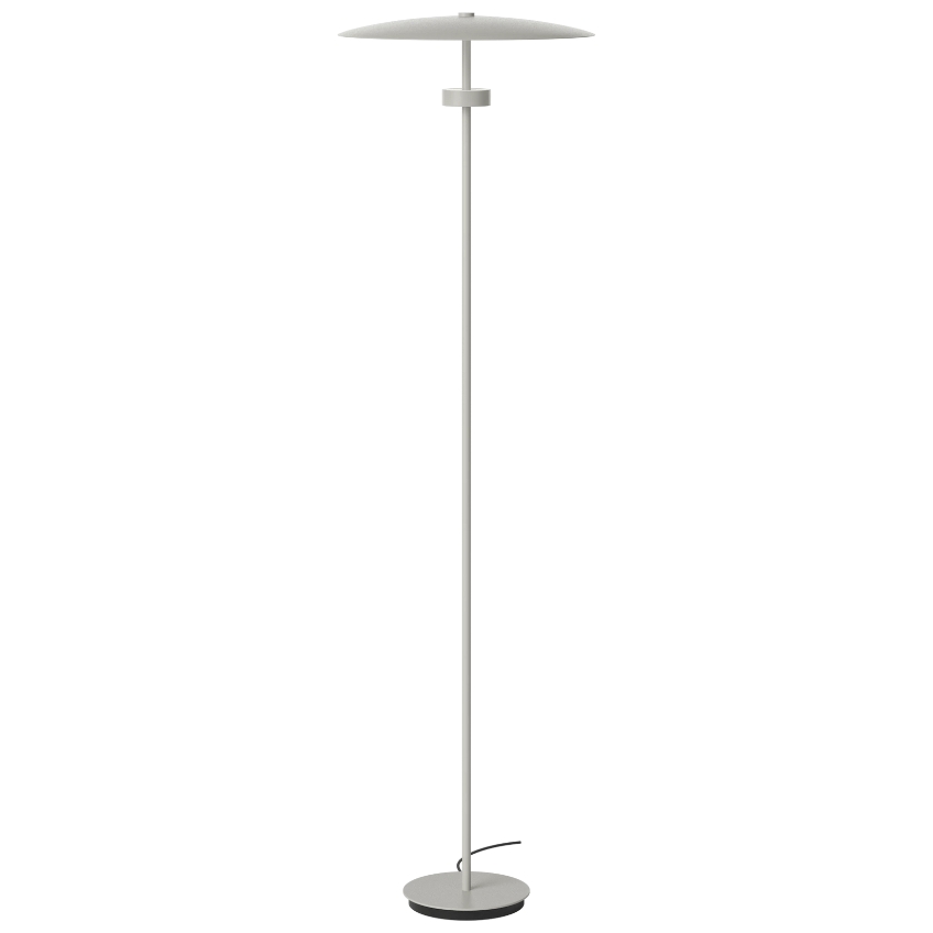 Bolia Šedá kovová stojací LED lampa Reflection 141 cm