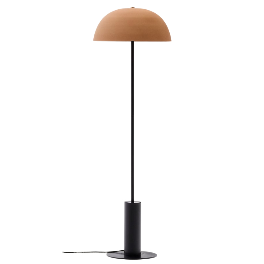 Kave Home Béžová kovová stojací lampa Nibla 140 cm