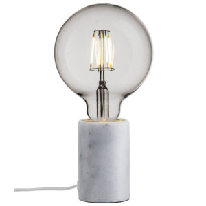 Nordlux Bílá mramorová stolní lampa Siv