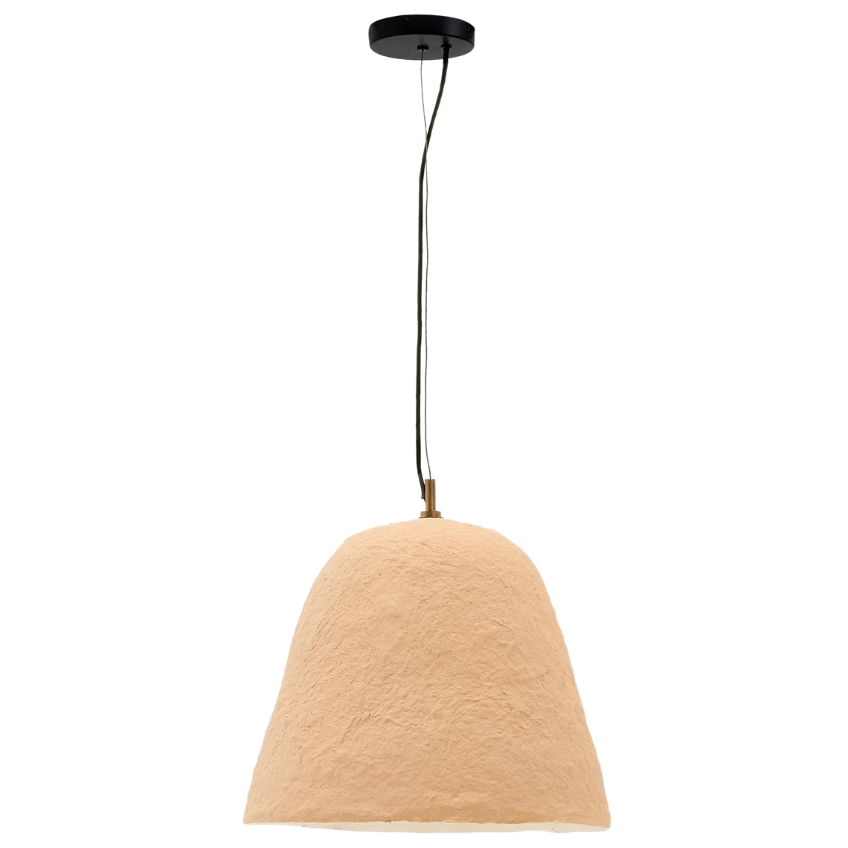 Kave Home Béžové závěsné světlo Lisora 35 cm