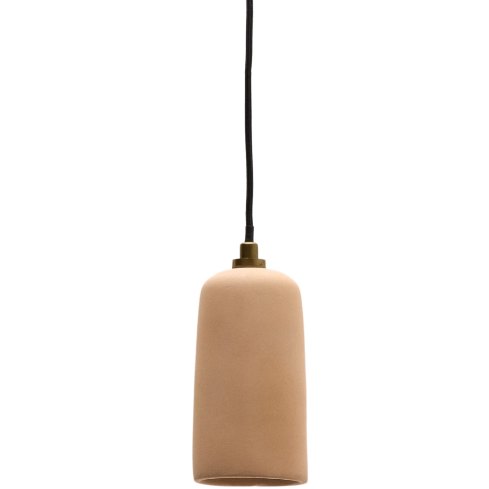 Kave Home Terakotové závěsné světlo Madsen Ø 8 cm