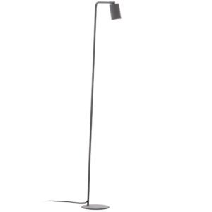 Kave Home Šedá kovová stojací lampa Manie 147 cm