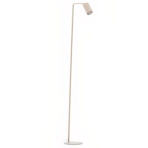 Kave Home Béžová kovová stojací lampa Manie 147 cm