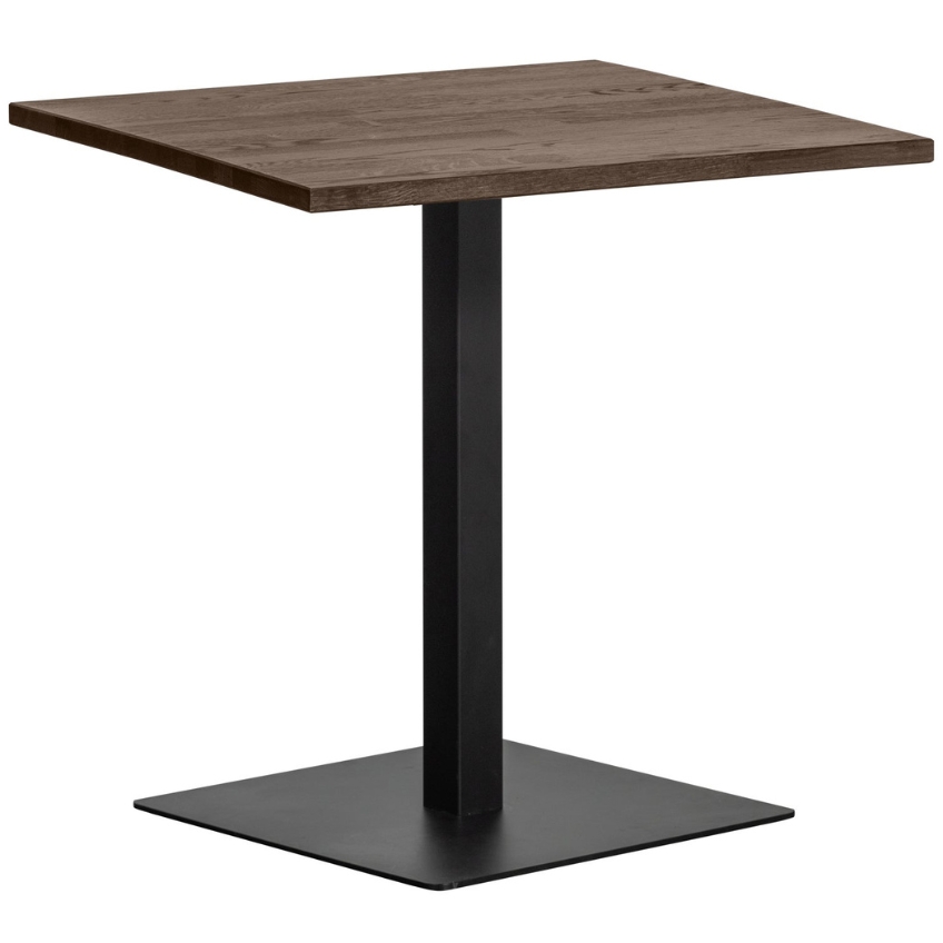 WOOOD Tmavý dubový bistro stolek Tablo 79 x 79 cm