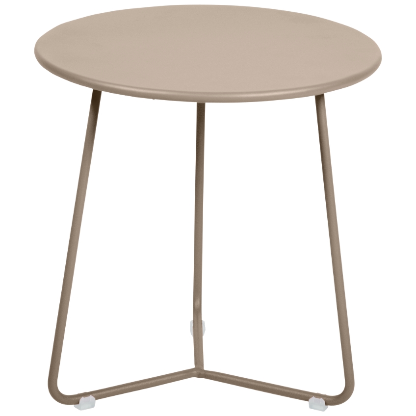 Muškátově šedý kovový odkládací stolek Fermob Cocotte 34 cm