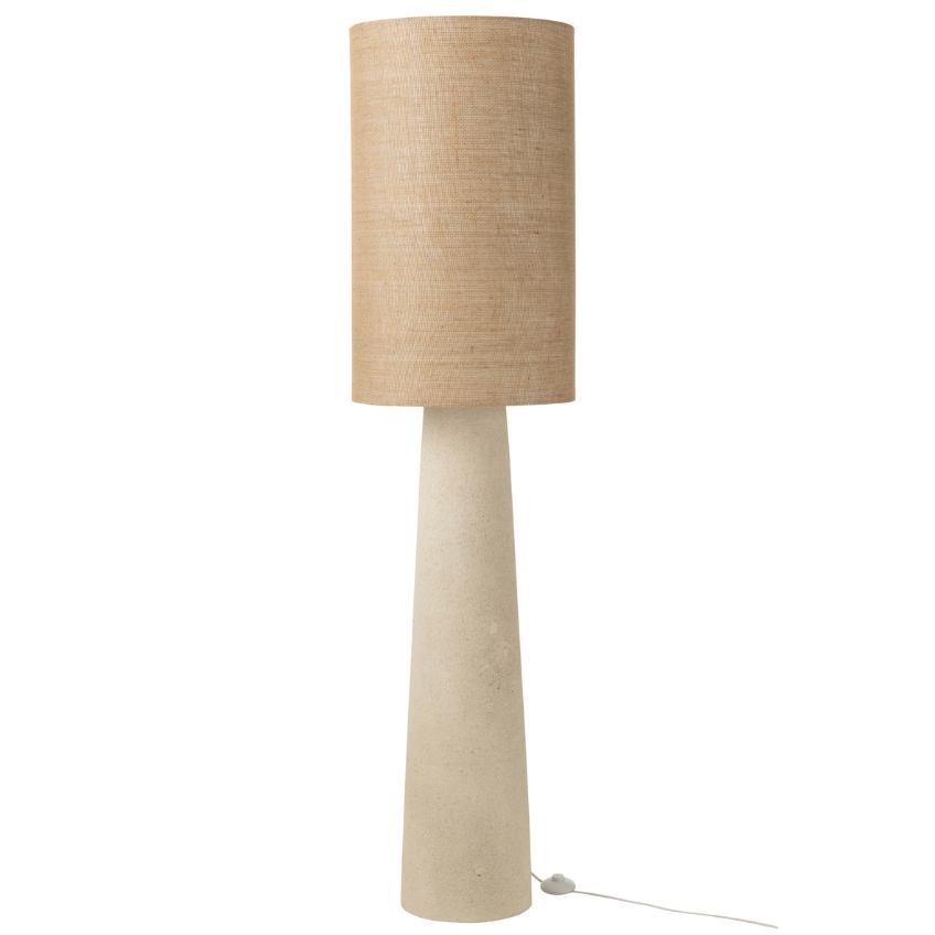J-line Bílá stojací lampa Ava 169 cm