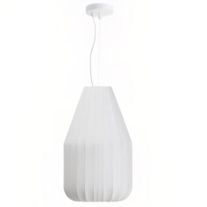 Kave Home Bílé závěsné světlo Somar Ø 30 cm