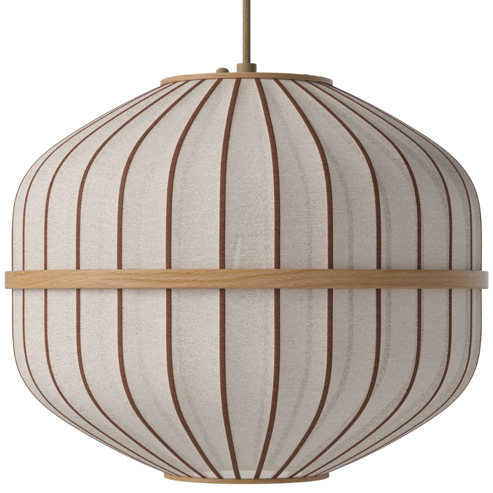 Bolia Dubové závěsné světlo Lucén Octagon 40 cm