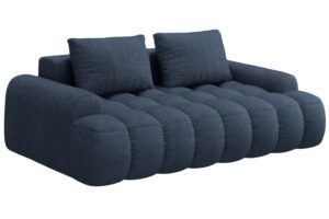Cosmopolitan Design Tmavě modrá trojmístná pohovka Linz 200 cm