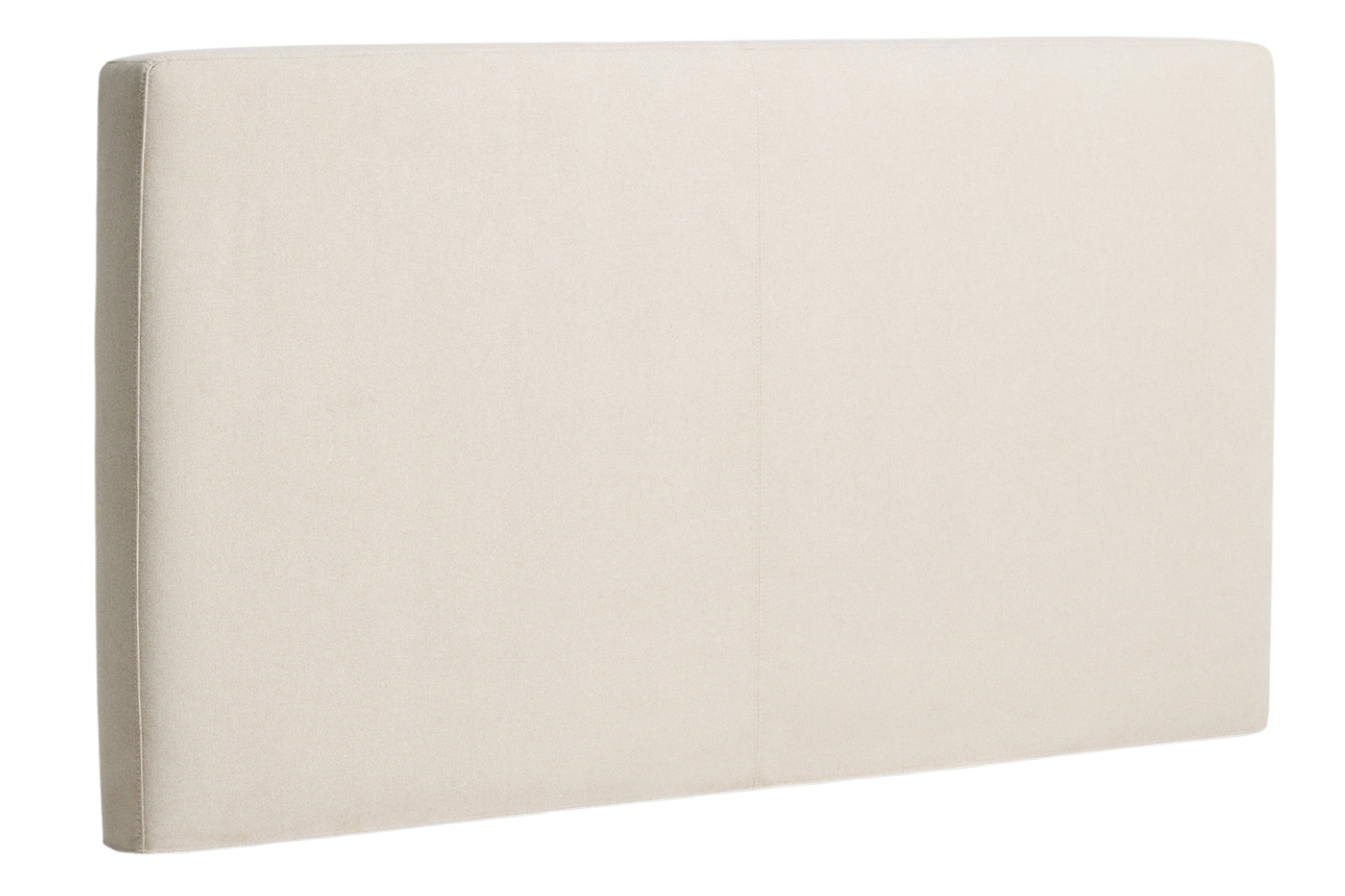 Kave Home Béžové čalouněné čelo k posteli Blok 160 cm