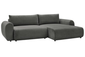 Bobochic Paris Šedá rozkládací pohovka Lucien 314 cm
