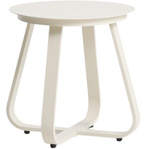Kave Home Krémový zahradní stolek Tamaris Ø 48 cm