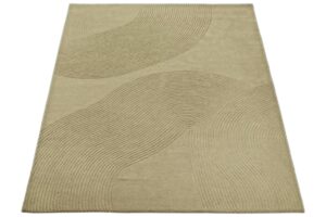 Bolia Béžový vlněný koberec Zen 250 x 350 cm