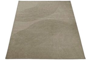 Bolia Tmavě béžový vlněný koberec Zen 250 x 350 cm