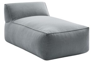 Bobochic Paris Černá zahradní lenoška Riviera 135 cm