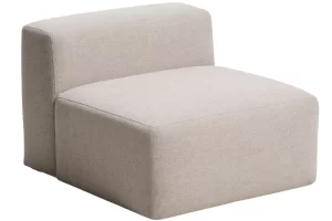 Kave Home Béžové křeslo Blok 100 cm