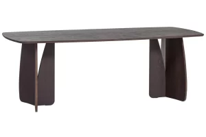 WOOOD Tmavý dubový jídelní stůl Veere 220 x 100 cm