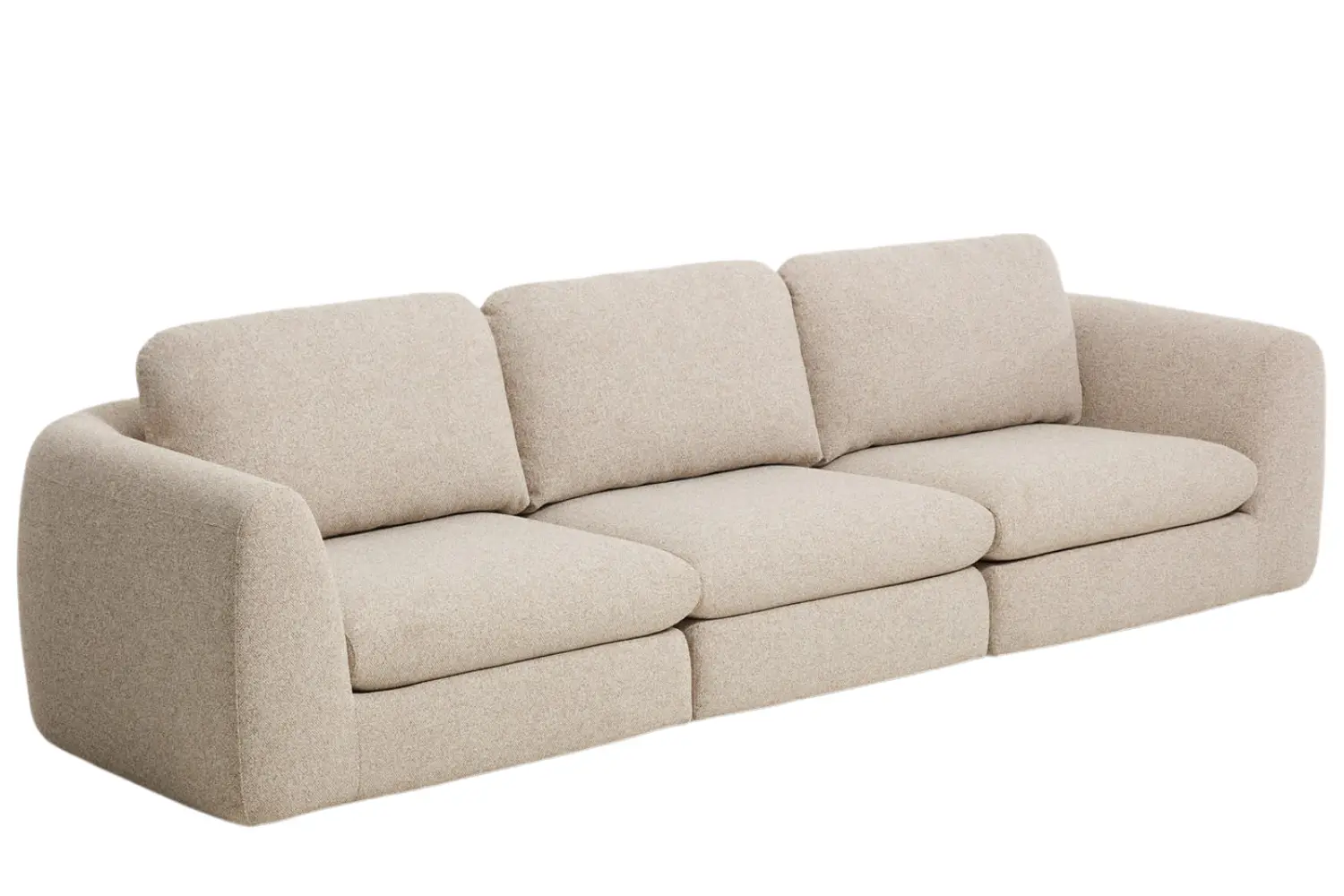Kave Home Béžová čtyřmístná pohovka Vera 320 cm