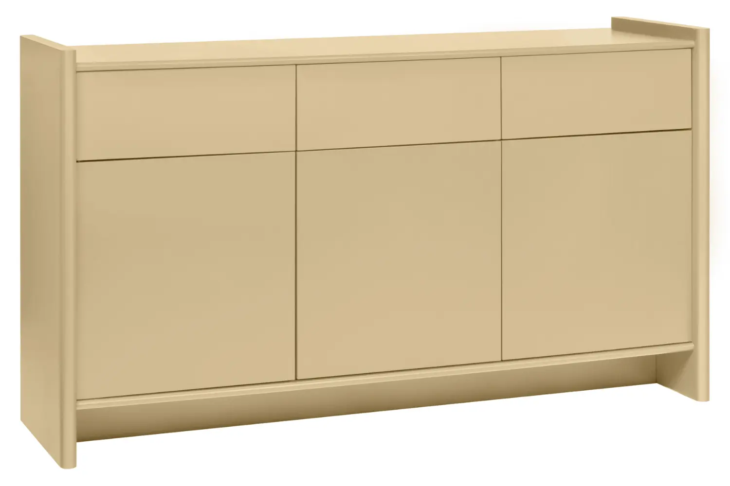 noo.ma Žlutá lakovaná komoda Rali 161 x 46 cm