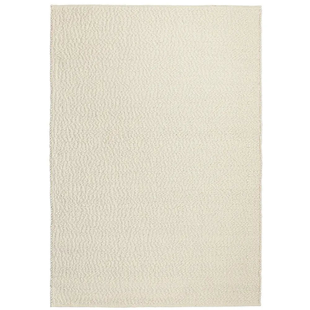 Fargotex Krémový vlněný koberec Stones 200 x 300 cm