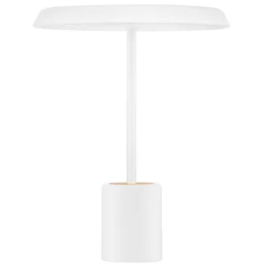 Nova Luce Bílá kovová stolní LED lampa Ophelia