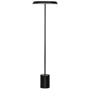 Nova Luce Černá kovová stojací LED lampa Ophelia 135 cm